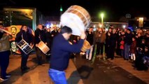 Müzik şehri Kırşehir'de vatandaşlar yeni yıla davul zurna ile girdi