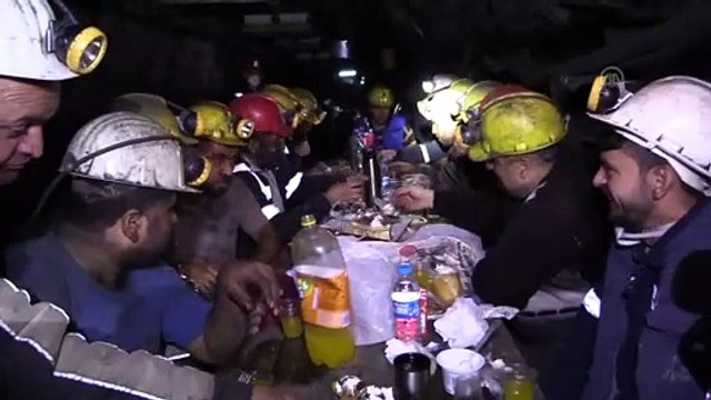 Yeni yıla maden ocağında çalışarak girdiler - AMASYA