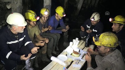 Yeni yılı maden ocağında karşıladılar - ZONGULDAK