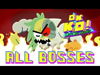 OK K.O.! Let's Play Heroes ALL BOSSES (PS4, XONE) [Cartoon Network]