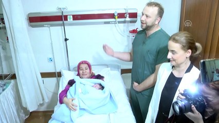 Sakarya'da yılın ilk bebeği doğdu