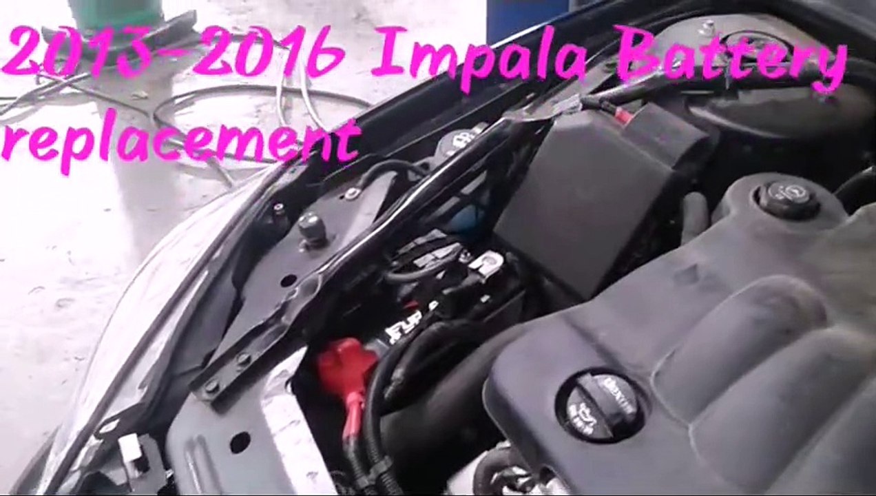 2012-2013 Impala Battery Replacement