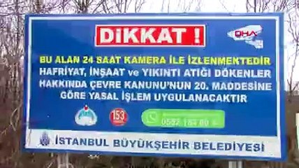 Kural tanımaz hafriyat kamyonuna suçüstü anı kamerada