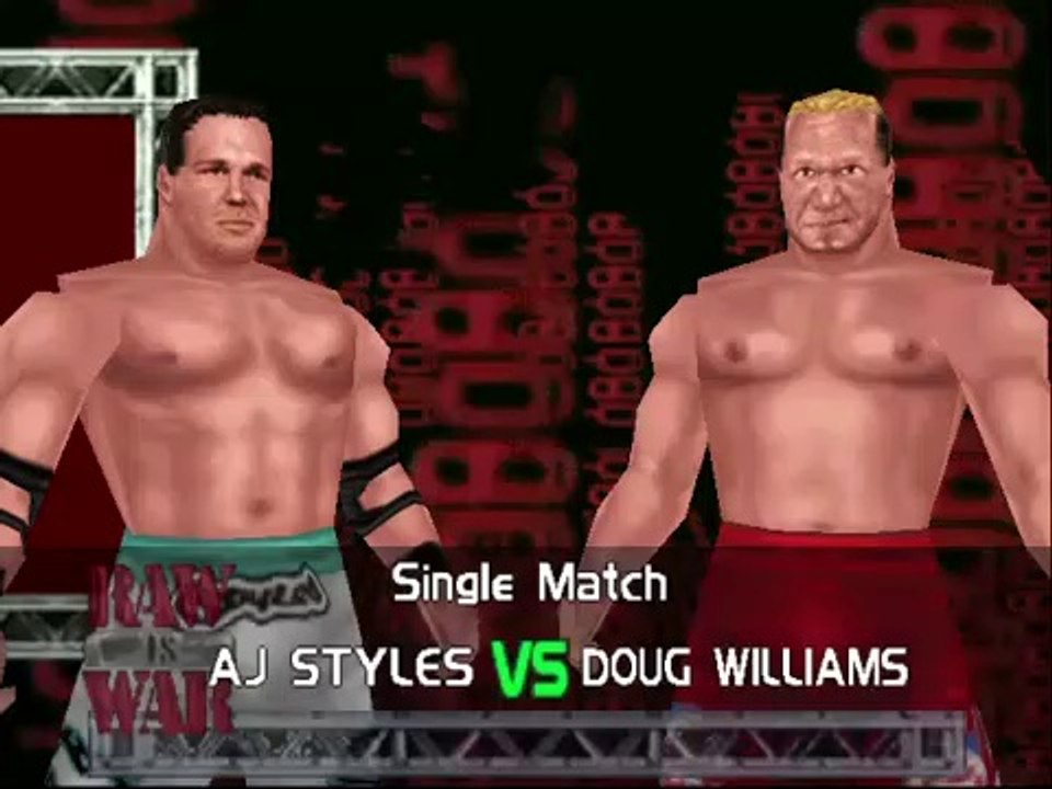 TNA Cross The Line Mod Matches AJ Styles vs Doug Williams