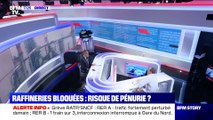 Story 3 :  Raffineries bloquées: risque de pénurie ? - 02/01