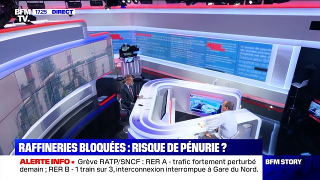 Story 3 : Raffineries bloquées: risque de pénurie ? - 02/01