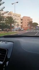 Aparatoso accidente en El Fraile