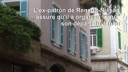 Carlos Ghosn dit avoir organisé "seul" sa fuite du Japon au Liban