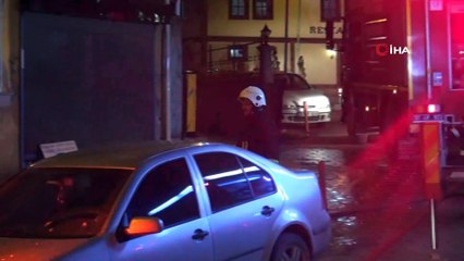 Yeni yılda itfaiyecilerin yangın mesaisi