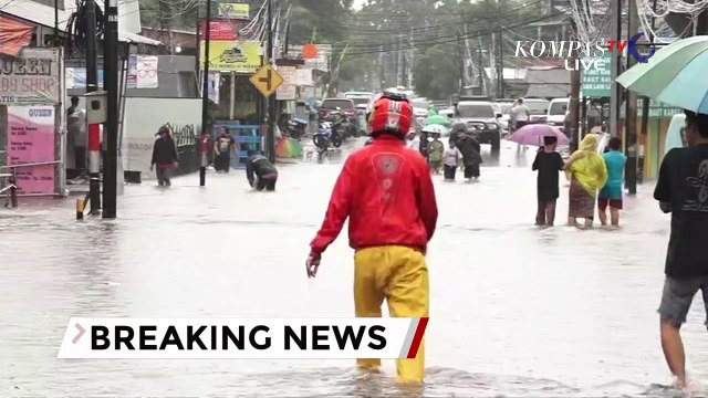 Stasiun Tanah Abang Terendam Banjir, Sejumlah KRL Tak Dapat Melintas