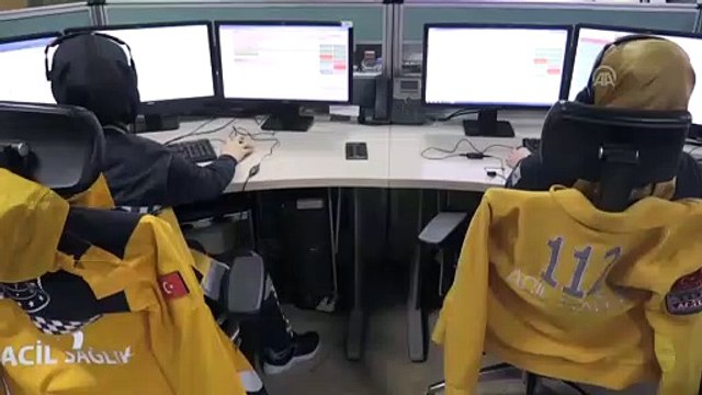 112 Acil Komuta görevlileri vatandaşın huzuru için yeni yıla çalışarak girdi - KAHRAMANMARAŞ