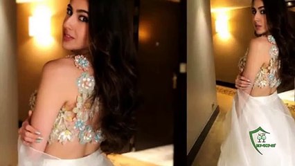 Sara Ali Khan Looks Stunning at Kedarnath trailer launch Sushant Singh Rajput Kedarnath Movie