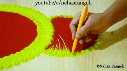 Happy New Year 2020 | Easy And Attractive Rangoli Design For New Year 2020 |आसान रंगोली डिजाईन २०२०