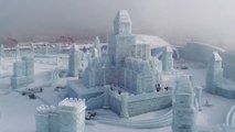 Stunning ice and snow sculptures emerge at China’s Harbin festival