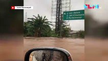 VIDEO: Jalan Tol Arah Cikampek Banjir Sedalam 30 Cm