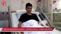 Sakarya’da bir ilke imza atılarak boy uzatma ameliyatı gerçekleştirildi