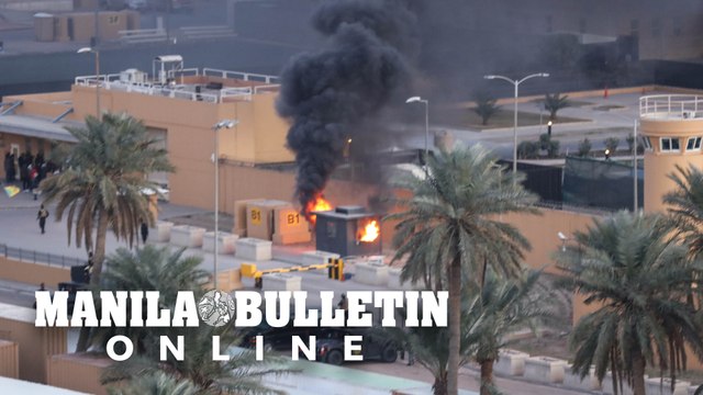 Pro-Iran protesters continue rallying outside US embassy in Baghdad