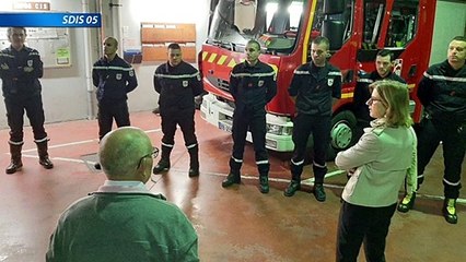 D!CI TV : la préfète au chevet des forces de l'ordre et secouristes pour la St Sylvestre