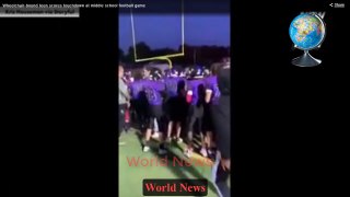 Wheelchair-bound teen scores touchdown at middle school football game (Video) World News