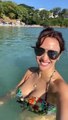 Rosangela Espinoza hace instagram live desde playas de Jamaica por fin de año 01.01.2020