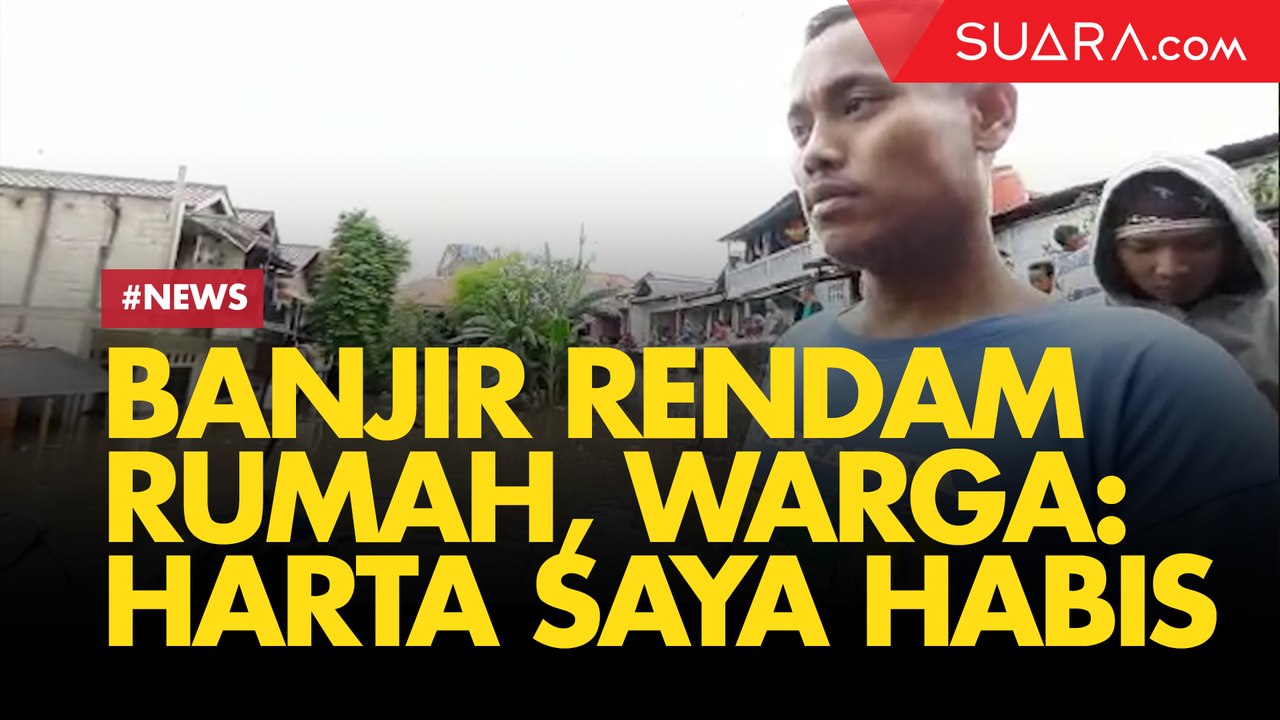 Banjir Rendam 500 Rumah Kampung Makasar Jaktim, Warga: Harta Saya Habis