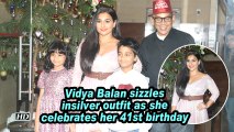 Vidya Balan sizzles in silver outfit as she celebrates her 41st birthday