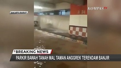 Parkir Basement Mal Taman Anggrek Terendam Banjir