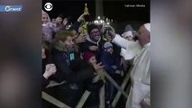 بابا الفاتيكان يغضب على امرأة في ليلة رأس السنة 2020