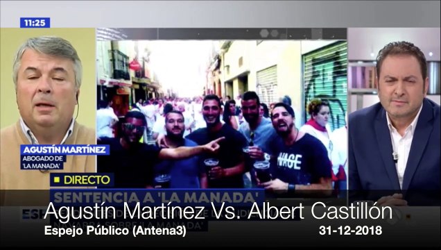 Cara a cara: el consejo con mala baba del abogado de 'La Manada' a Castillón y la recia respuesta