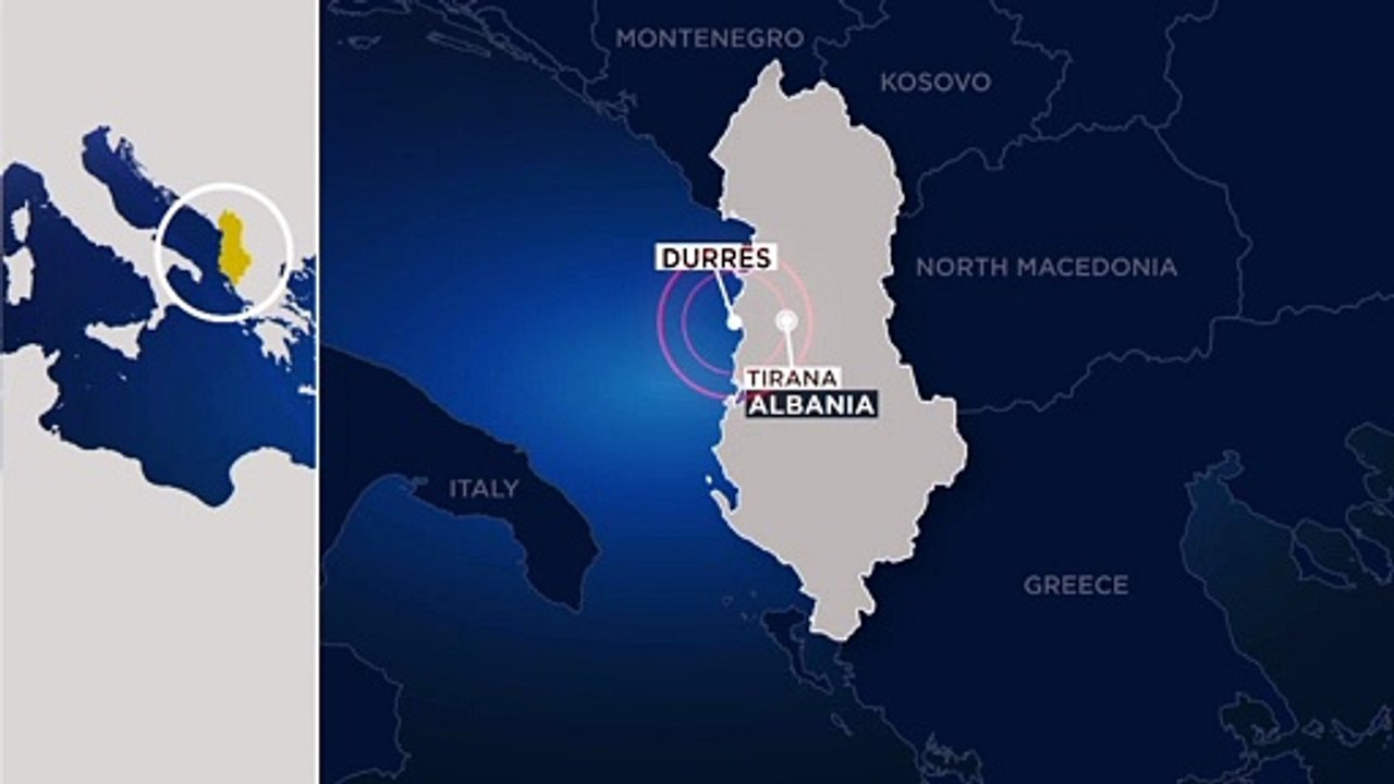 Новое землетрясение в Албании