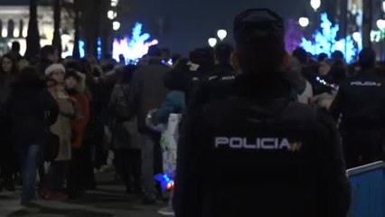 La Puerta del Sol celebra la entrada en 2020