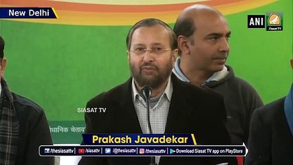 Congrees, AAP responsible for violent anti- CAA protest in Delhi: Prakash Javadekar