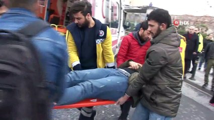 Zeytinburnu'nda otobüs kazası: 15 yaralı