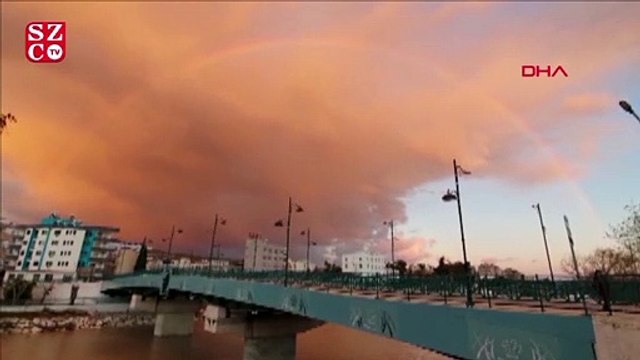 Görüntüler Türkiye’den! Gökyüzünde görsel şölen