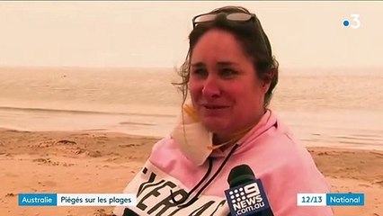 Incendies en Australie : des habitants piégés sur les plages