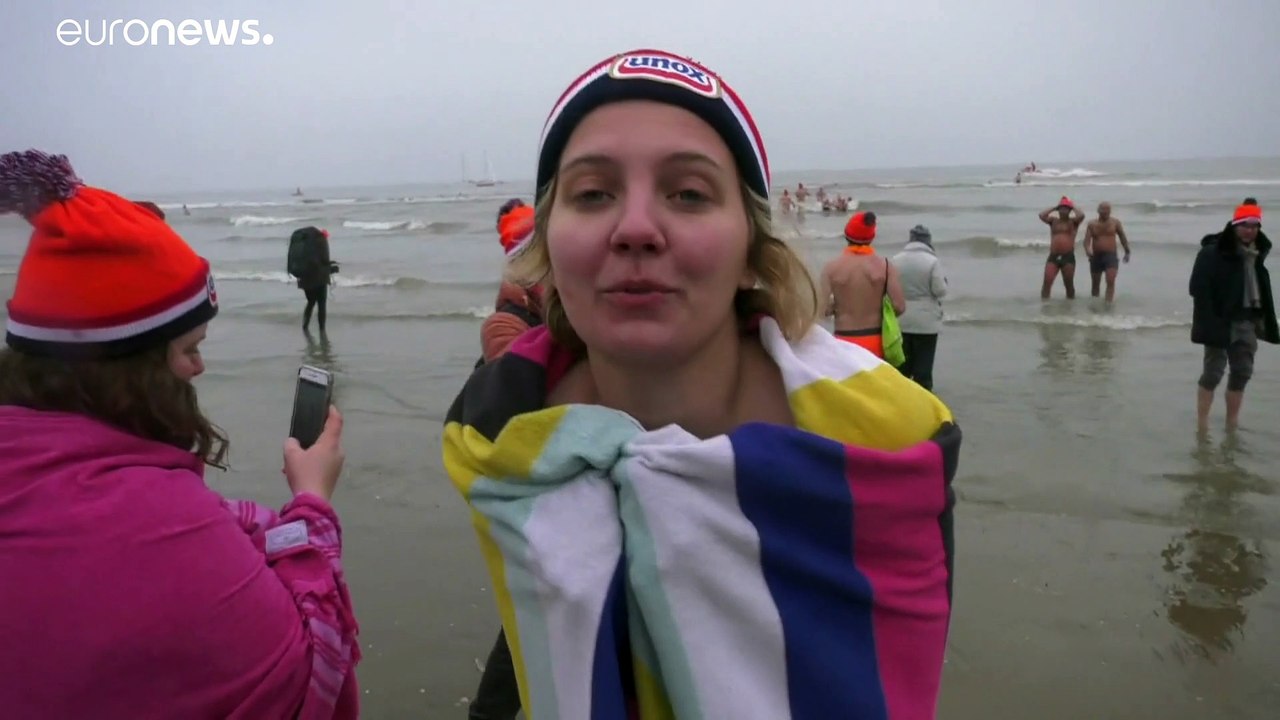 "Plongeons dans 2020 !" Le 1er janvier,  la tradition du bain de mer persiste
