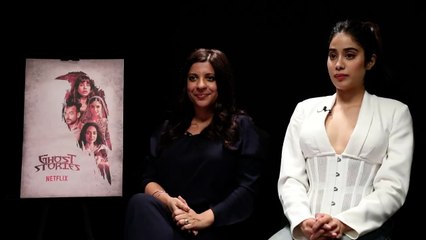 Janhvi Kapoor, Zoya Akhtar on "Ghost Stories"