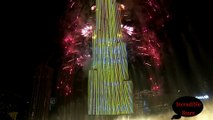 Happy New Year , Welcome 2020 Fireworks at Burj Al Khalifa Dubai UAE