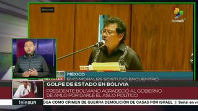 México acogió a Evo Morales tras el golpe de Estado en Bolivia