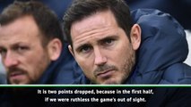'It's two points dropped' - Lampard rues missed opportunity