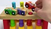 Cute Toddler Genevieve Plays with Ball Pounding Toys-