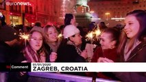 جشن‌های سال نو در اروپا؛ کرواسی آغاز ریاست بر اتحادیه را هم جشن گرفت