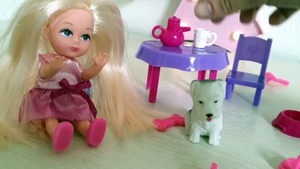 Barbie and Her Pets - Toy Pretend Play Video For Kids