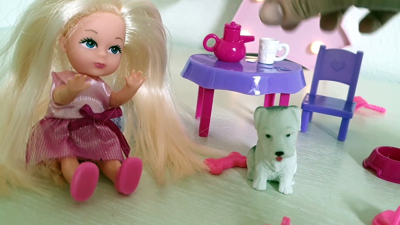 Barbie and Her Pets - Toy Pretend Play Video For Kids