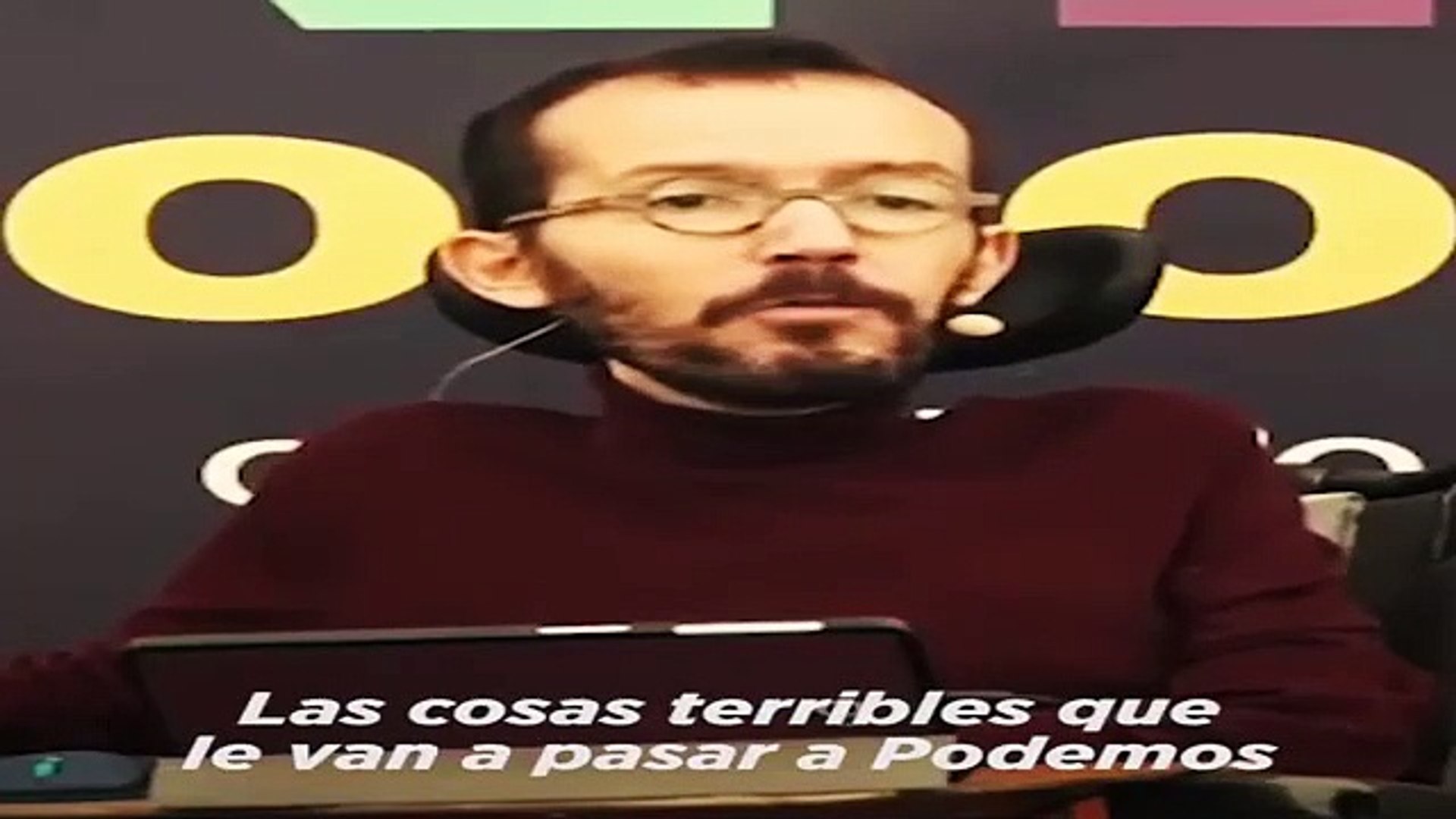 El descarado señorito Echenique usa la imagen de Netflix para darse alas en un vídeo