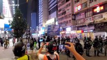 Hong Kong police arrest young protester at peaceful pro-democracy demonstration