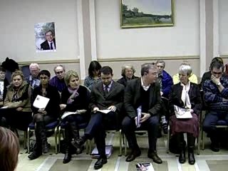 Réunion publique Herblay liste Lechalard la médiathèque