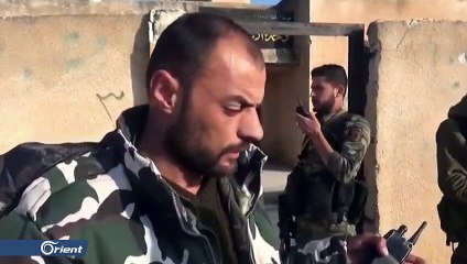 إرهابي روسي يحتفل بعيد الميلاد على أنقاض مسجد مدمر في #جرجناز