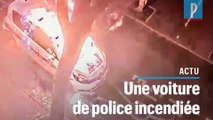 Colombes : il incendie une voiture de police municipale… et s’embrase aussi