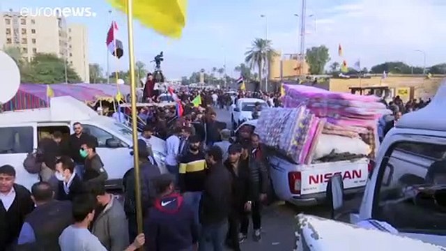 Bagdad: véget ért az amerikai nagykövetségnél tartott tüntetés